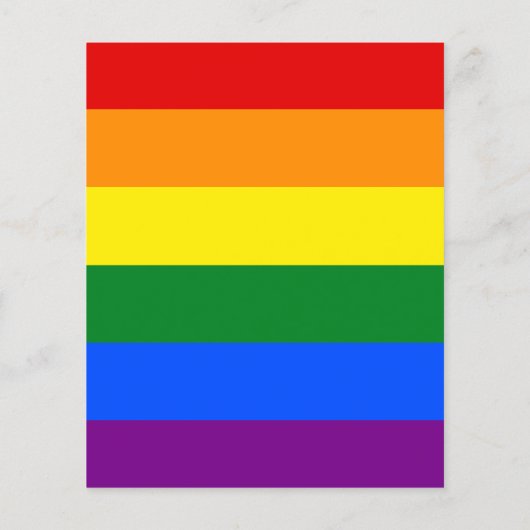 Die Farben des Regenbogens Flyer (Hinten)