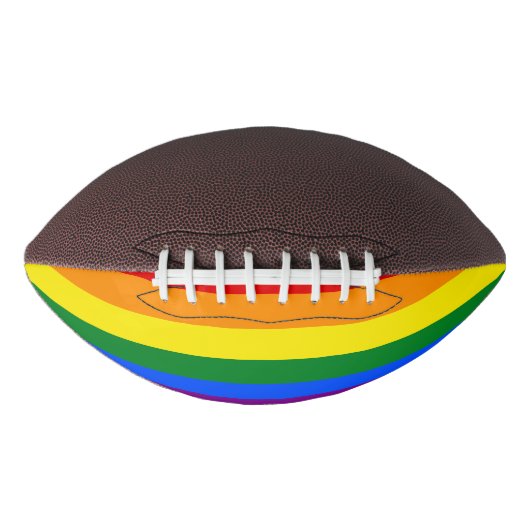 Die Farben des Regenbogens Football (Vorderseite)