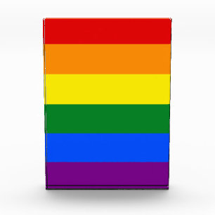 Die Farben des Regenbogens Fotoblock
