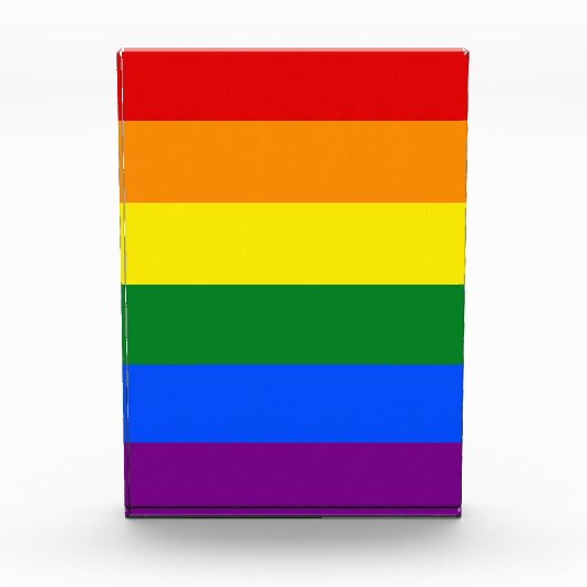 Die Farben des Regenbogens Fotoblock (Vorderseite)