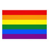 Die Farben des Regenbogens Fotodruck (Vorne)