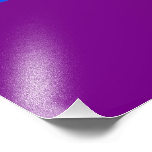 Die Farben des Regenbogens Fotodruck (Ecke)