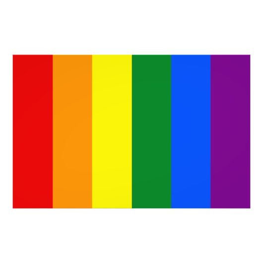 Die Farben des Regenbogens Fotodruck (Vorne)