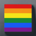 Die Farben des Regenbogens Fotoplatte<br><div class="desc">Feiern Sie Ihren ganzen Stolz mit den Farben des Regenbogens.</div>