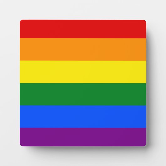 Die Farben des Regenbogens Fotoplatte (Vorderseite)