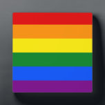 Die Farben des Regenbogens Fotoplatte<br><div class="desc">Feiern Sie Ihren ganzen Stolz mit den Farben des Regenbogens.</div>