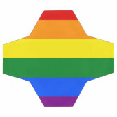 Die Farben des Regenbogens Fußball (Flach)