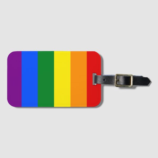 Die Farben des Regenbogens Gepäckanhänger (Vorderseite (Horizontal))