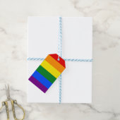 Die Farben des Regenbogens Geschenkanhänger (Mit Garn)