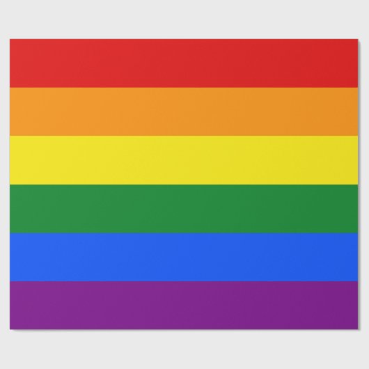 Die Farben des Regenbogens Geschenkpapier (Flach)