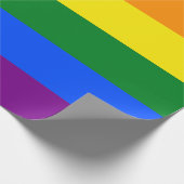 Die Farben des Regenbogens Geschenkpapier (Ecke)