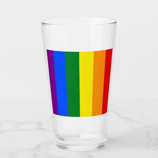 Die Farben des Regenbogens Glas (Vorderseite)