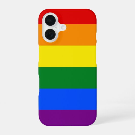 Die Farben des Regenbogens iPhone 16 Hülle (Rückseite)