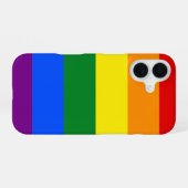 Die Farben des Regenbogens iPhone 16 Hülle (Rückseite (Horizontal))
