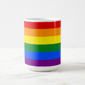 Die Farben des Regenbogens Kaffeetasse (Mittel)
