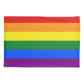 Die Farben des Regenbogens Kissenbezug (Rückseite)