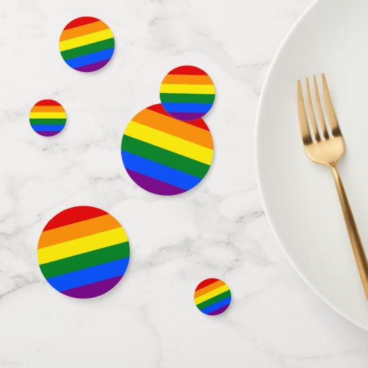 Die Farben des Regenbogens Konfetti (Gruppe)