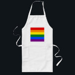 Die Farben des Regenbogens Lange Schürze<br><div class="desc">Feiern Sie Ihren ganzen Stolz mit den Farben des Regenbogens.</div>