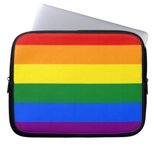 Die Farben des Regenbogens Laptopschutzhülle (Vorderseite)