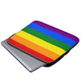 Die Farben des Regenbogens Laptopschutzhülle (Vorne Knopf)
