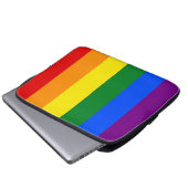 Die Farben des Regenbogens Laptopschutzhülle (Vorne Knopf)