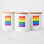 Die Farben des Regenbogens Lebensmitteletikett (Flaschen)
