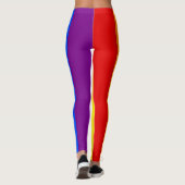 Die Farben des Regenbogens Leggings (Rückseite)