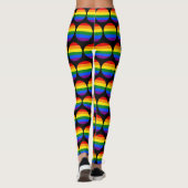 Die Farben des Regenbogens Leggings (Rückseite)