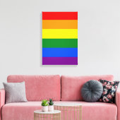 Die Farben des Regenbogens Leinwanddruck (Insitu (Wohnzimmer))
