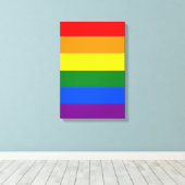 Die Farben des Regenbogens Leinwanddruck (Insitu (Holzboden))