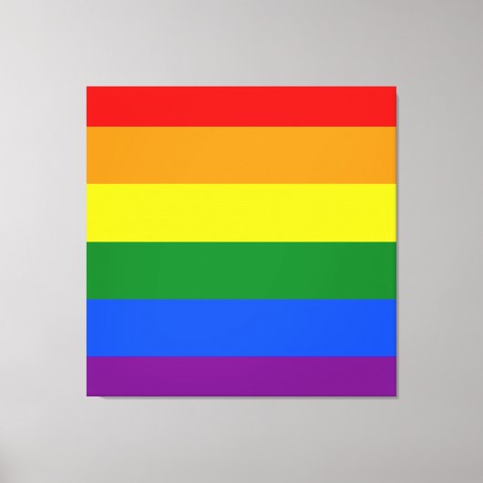 Die Farben des Regenbogens Leinwanddruck (Vorderseite)