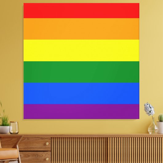 Die Farben des Regenbogens Leinwanddruck (Insitu (Wohnzimmer))