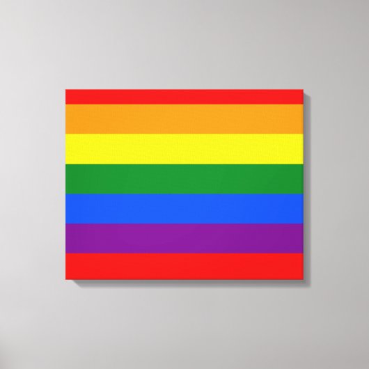 Die Farben des Regenbogens Leinwanddruck (Vorderseite)