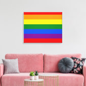 Die Farben des Regenbogens Leinwanddruck (Insitu (Wohnzimmer))