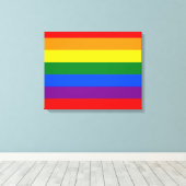 Die Farben des Regenbogens Leinwanddruck (Insitu (Holzboden))