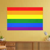 Die Farben des Regenbogens Leinwanddruck (Insitu (Wohnzimmer))