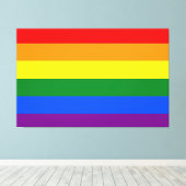 Die Farben des Regenbogens Leinwanddruck (Insitu (Holzboden))