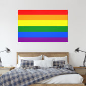 Die Farben des Regenbogens Leinwanddruck (Insitu (Schlafzimmer))