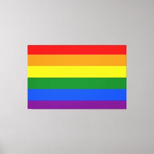 Die Farben des Regenbogens Leinwanddruck (Vorderseite)