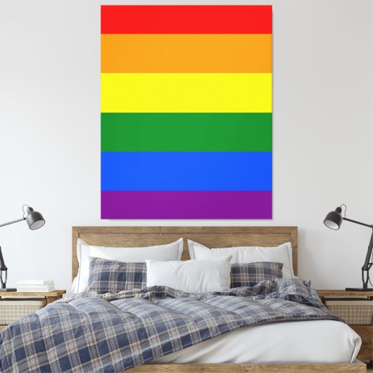 Die Farben des Regenbogens Leinwanddruck (Insitu (Schlafzimmer))