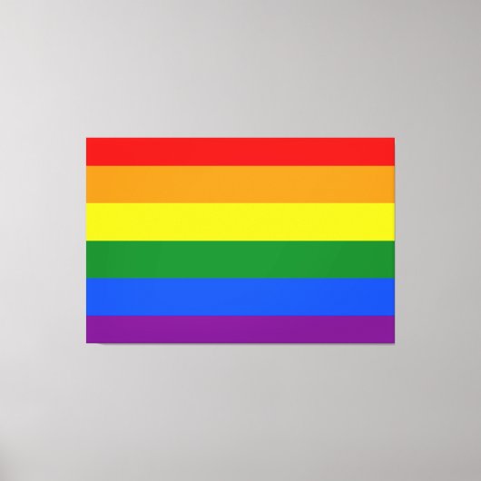 Die Farben des Regenbogens Leinwanddruck (Vorderseite)