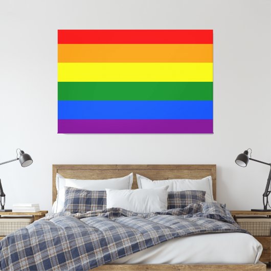 Die Farben des Regenbogens Leinwanddruck (Insitu (Schlafzimmer))