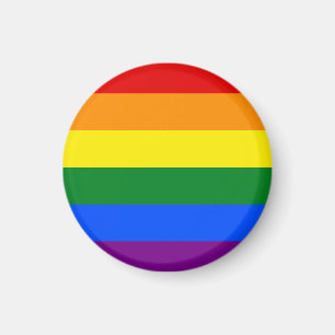 Die Farben des Regenbogens Magnet