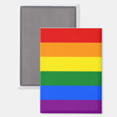 Die Farben des Regenbogens Magnet (Vorderseite/Rückseite)