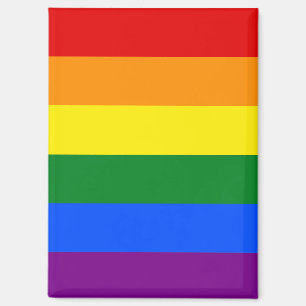 Die Farben des Regenbogens Magnet