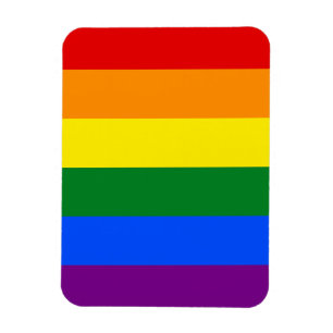 Die Farben des Regenbogens Magnet