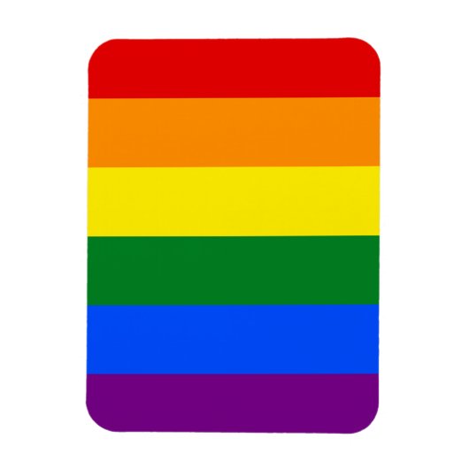 Die Farben des Regenbogens Magnet (Vertikal)
