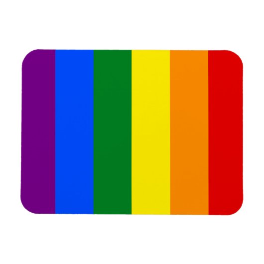 Die Farben des Regenbogens Magnet (Horizontal)