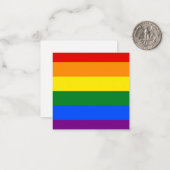 Die Farben des Regenbogens Mitteilungskarte (Vorderseite/Rückseite Beispiel)