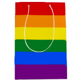 Die Farben des Regenbogens Mittlere Geschenktüte (Vorderseite)